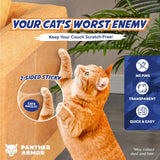Panther Armor Cat Scratch Furniture Protector – Double Sided Anti Cats Scratching Sticky Tape – 10 Sheets Pet Supplies - Tophatter Daily Deals