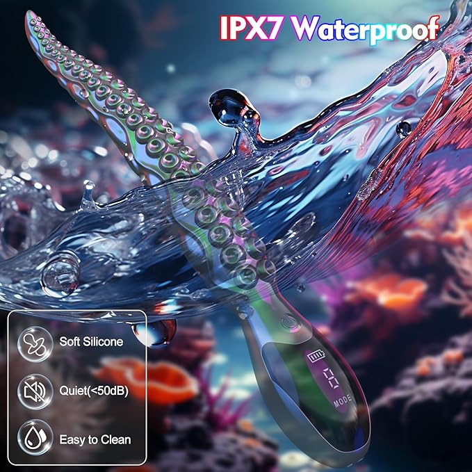 Acmejoy - Octopus Tentacle Clitoral Lifelike Monster Vibrating Dildos Dildos - Tophatter Daily Deals