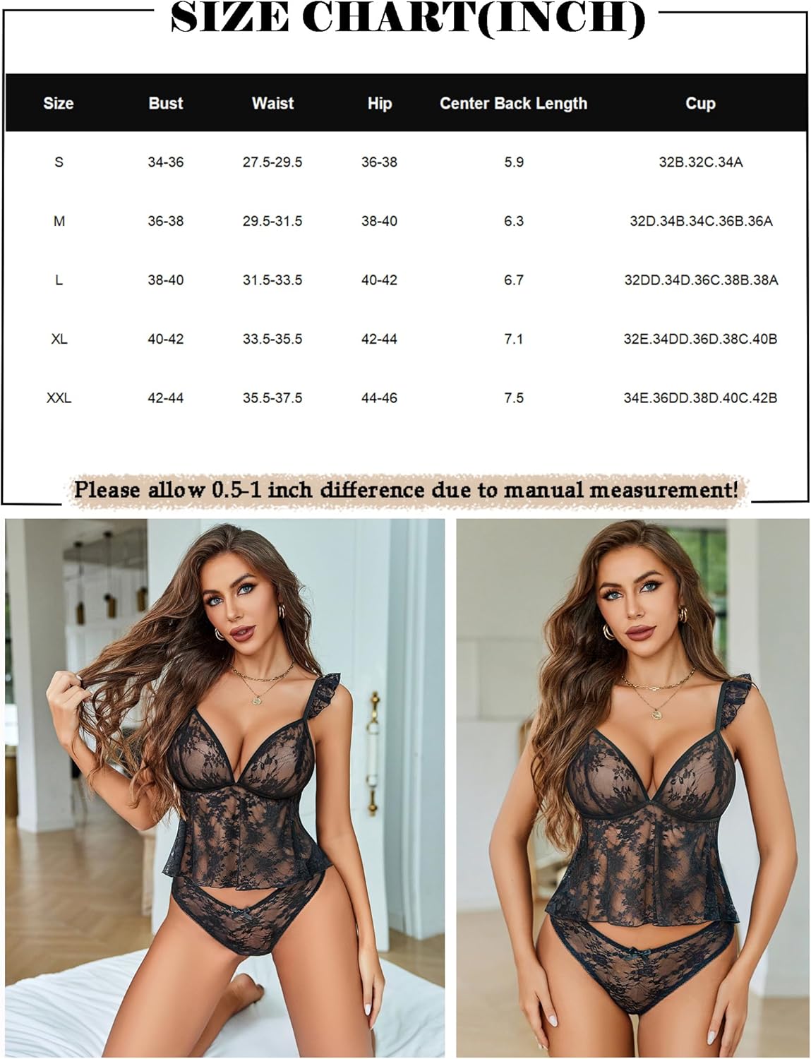 Bra And Panty Sets Cami Top 2 Pcs Pjs Sets Sleepwears-Pajamas Sets - Tophatter Daily Deals