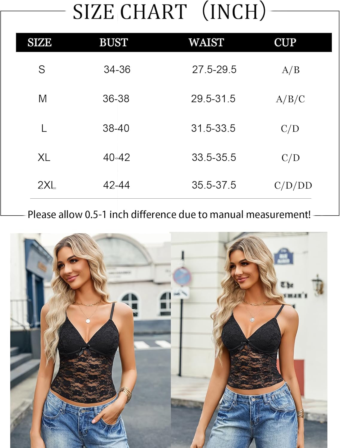Camisole Top Crop Y2k Tank Lingerie Sets-Bras - Tophatter Daily Deals