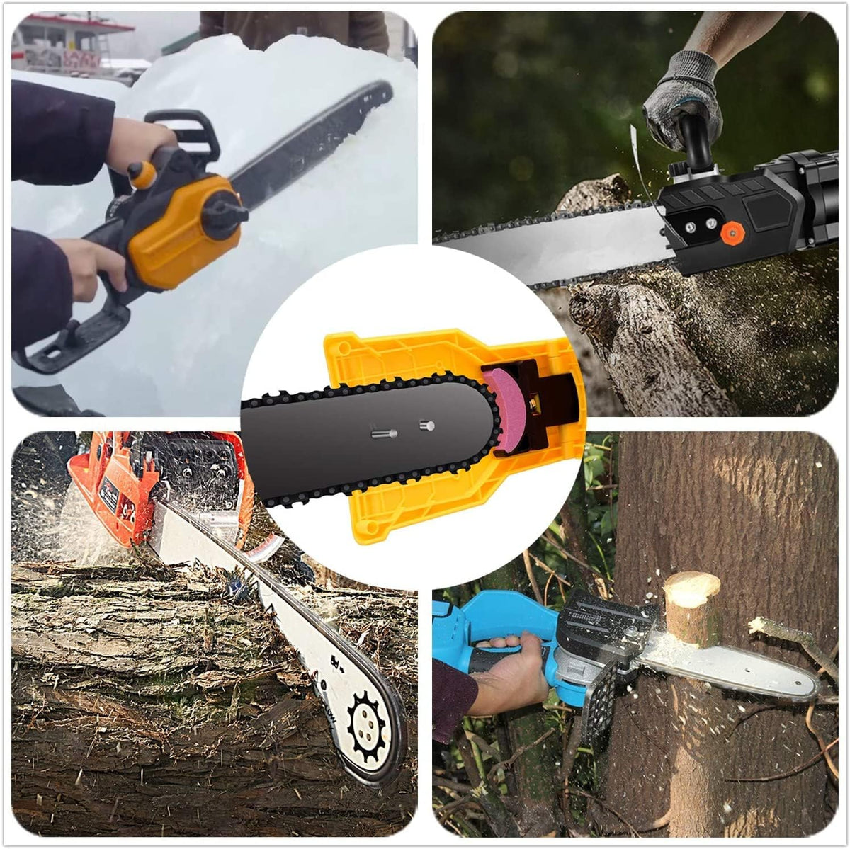 Chainsaw Sharpener Portable Teeth Tool Fall 2025 Quick - Tophatter Daily Deals