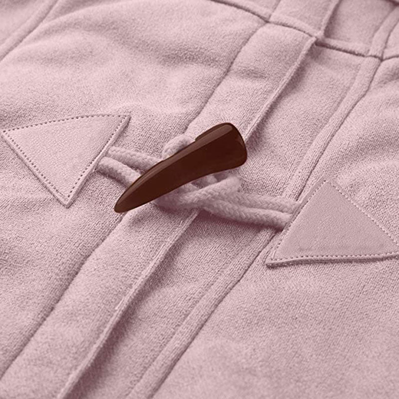 Warm Womens Winter Jacket - Hooded Mid-Thigh, Suede - Tophatter Daily Deals