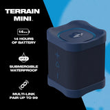 Skullcandy Terrain Mini - Waterproof Bluetooth Speaker, 14-Hour Battery, & True Wireless Stereo Bluetooth Speakers - Tophatter Daily Deals