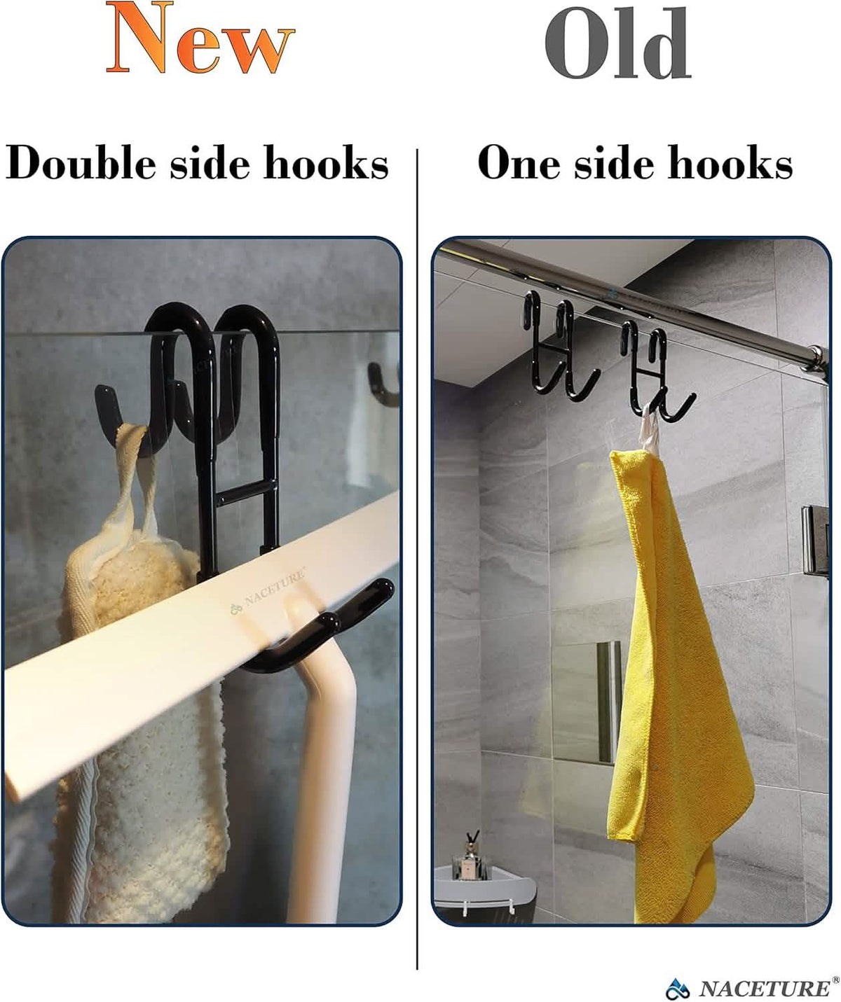 Rust-Resistant Door Mount Shower Hook – Strong Multifunctional Hanging Hook Home Improvement - Tophatter Daily Deals