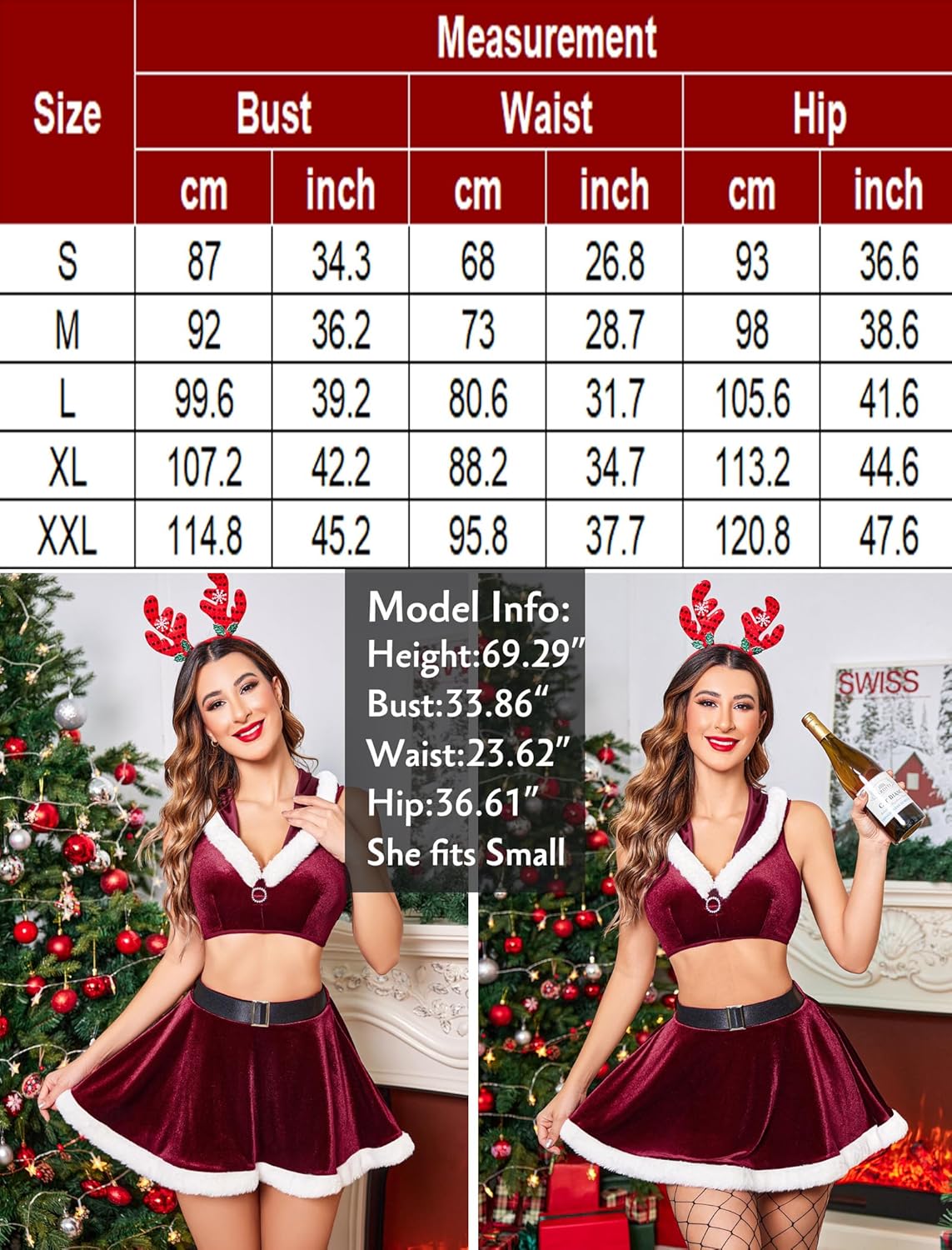 2 Piece Crop Top Mini Skirt Set With Hooded Lingerie Sets-Skirt Sets - Tophatter Daily Deals
