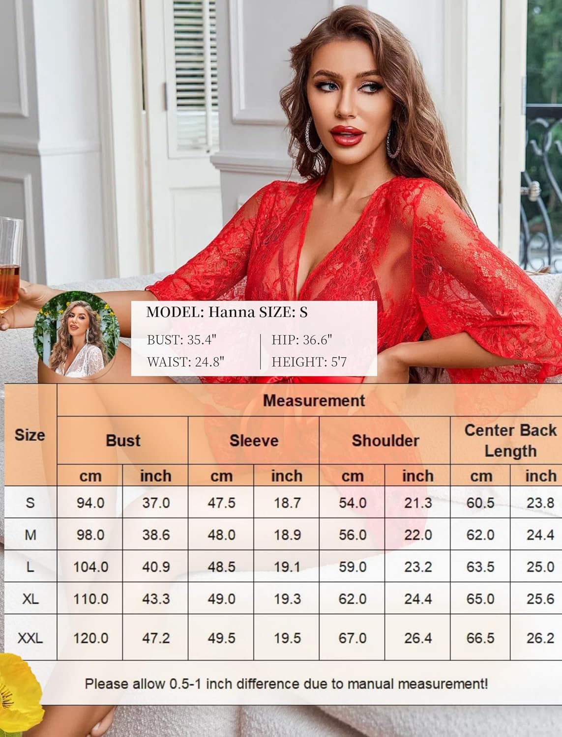 Lace Robes Babydoll Lingerie Dress Sleepwears-Robes - Tophatter Daily Deals
