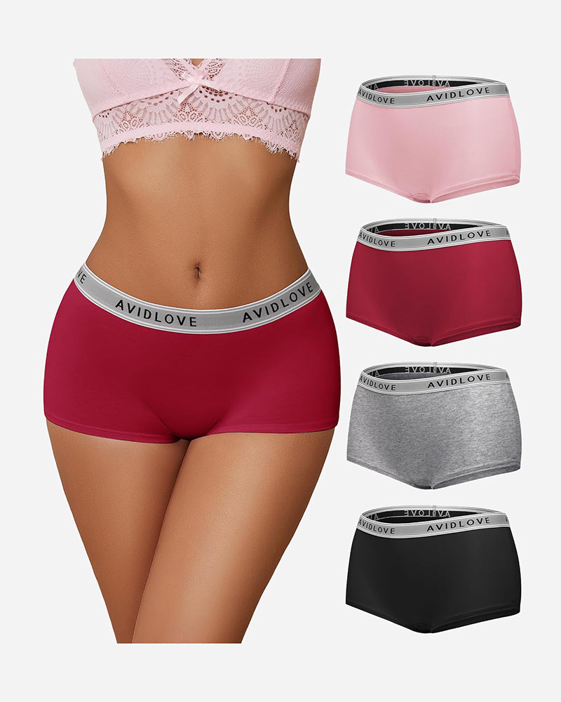 Cotton Panties Full Coverage Shorts Lingeries-panties - Tophatter Daily Deals