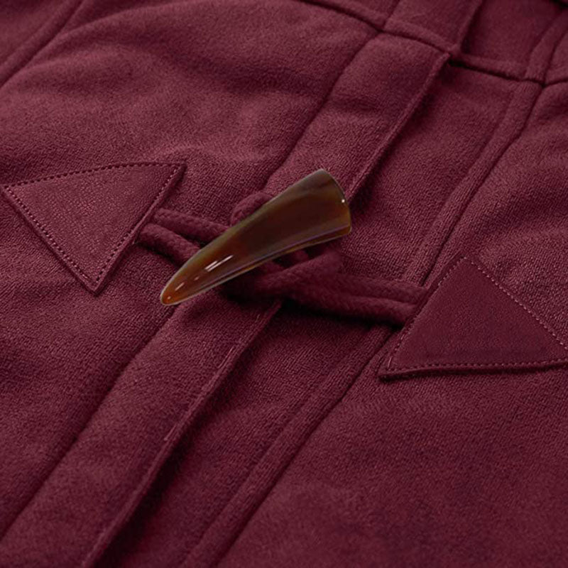 Warm Womens Winter Jacket - Hooded Mid-Thigh, Suede - Tophatter Daily Deals