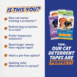 Panther Armor Cat Scratch Furniture Protector – Double Sided Anti Cats Scratching Sticky Tape – 10 Sheets Pet Supplies - Tophatter Daily Deals