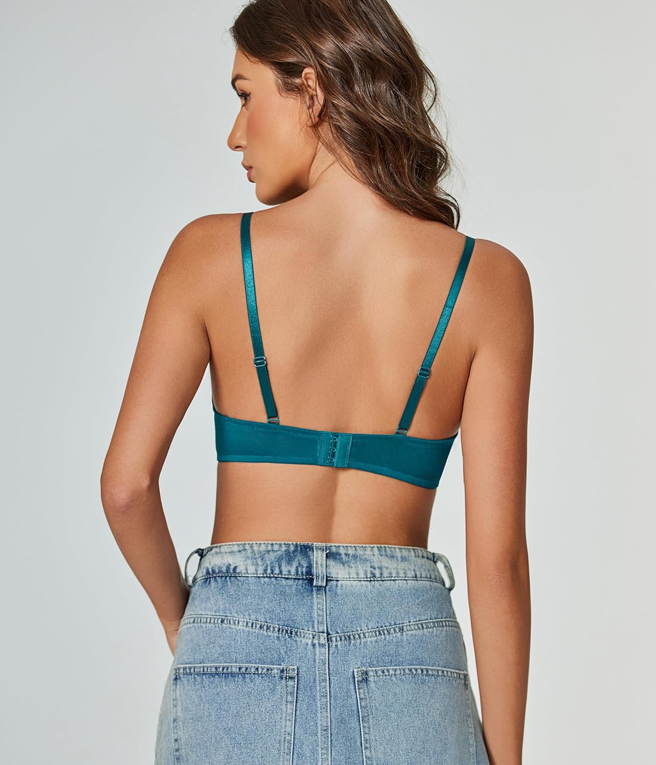 Mesh Underwire Bras Full Coverage Bra Lingerie Sets-Bras - Tophatter Daily Deals