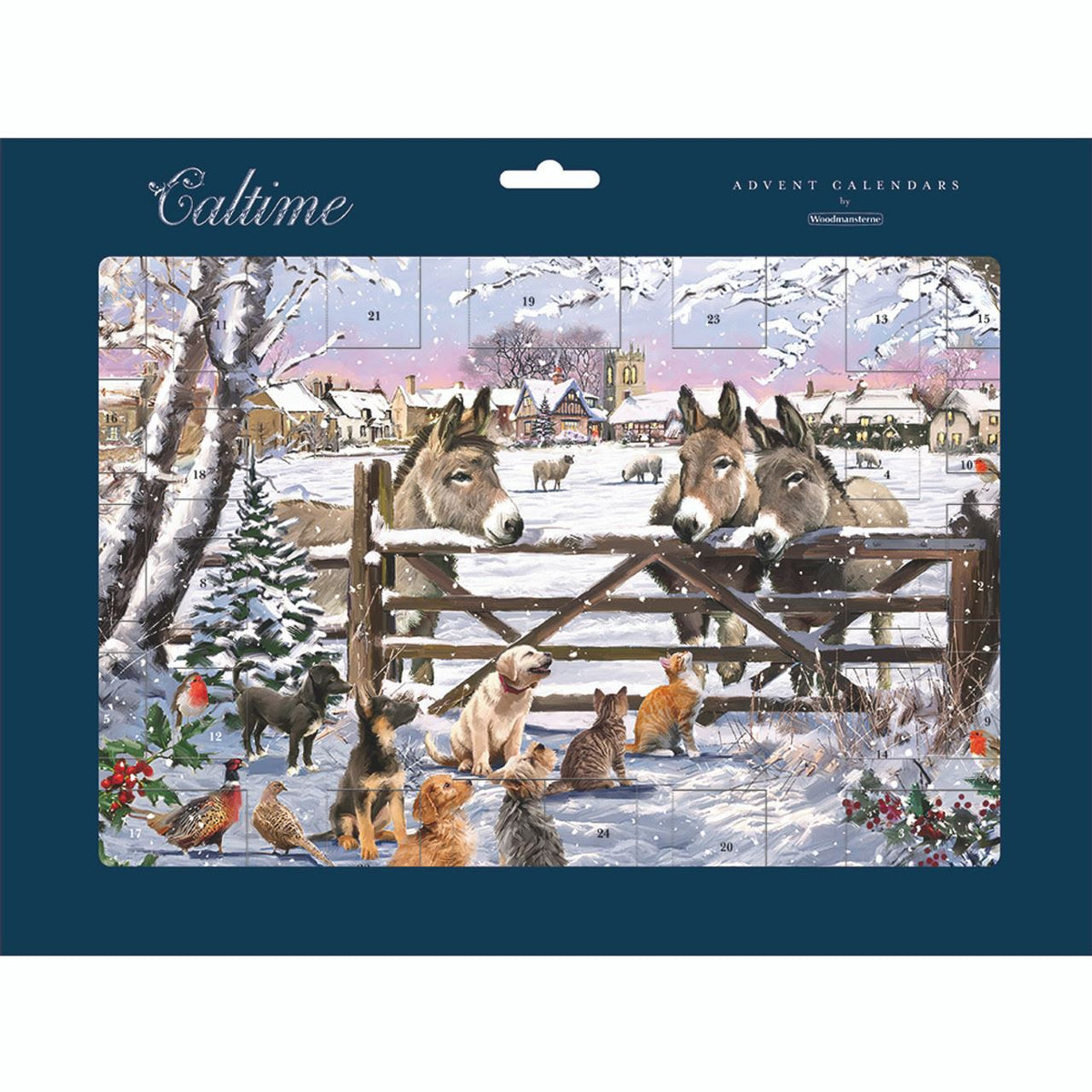 Picture Perfect Christmas Advent Calendar | Traditional Animal Advent Calendar Advent Calendar - Tophatter Daily Deals
