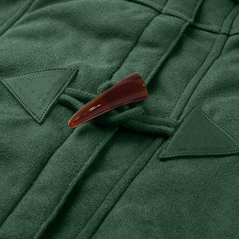Warm Womens Winter Jacket - Hooded Mid-Thigh, Suede - Tophatter Daily Deals