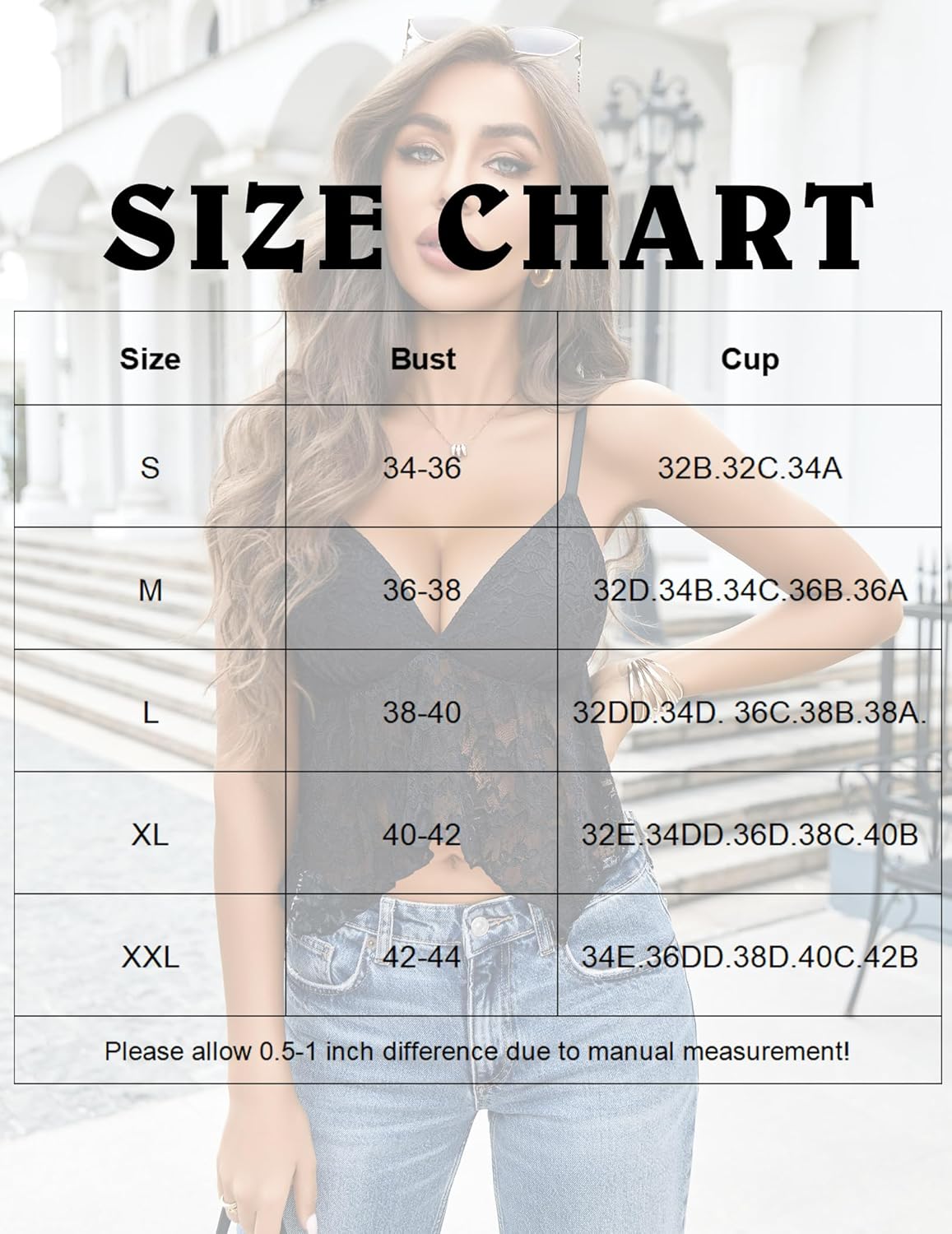 Lace Bralette V Neck Crop Tops Lingerie Sets-Bras - Tophatter Daily Deals