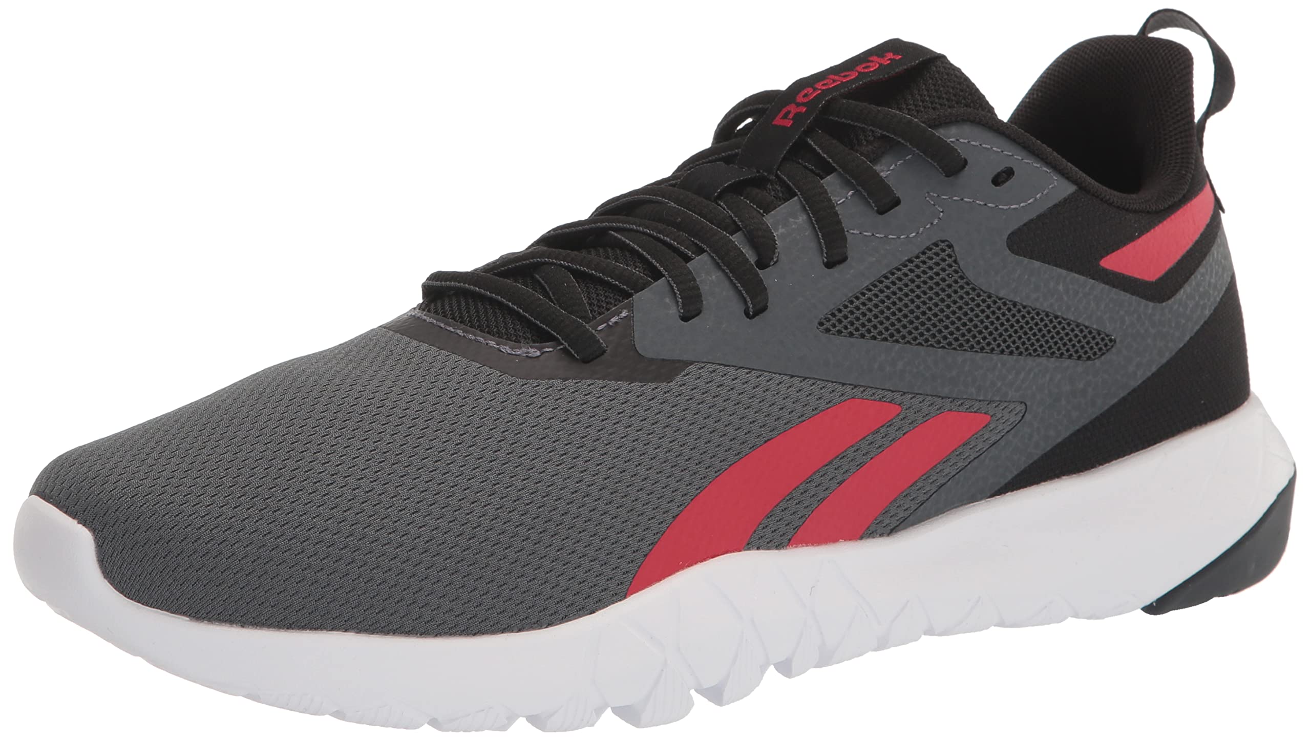 Reebok Men's Flexagon Force 4 Shoes - Purgry/Cblack/Vecred Purgry Cblack Vecred 10 Footwear - Tophatter Daily Deals