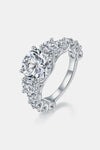 8 Carat Moissanite 925 Sterling Silver Ring Rings - Tophatter Daily Deals