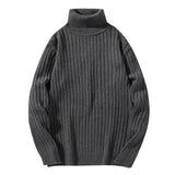 Warm Men Turtleneck Sweater - Ribbed Knit, For Winter Grey 3D Changing Face Moving Picture Frame - Tophatter Daily Deals