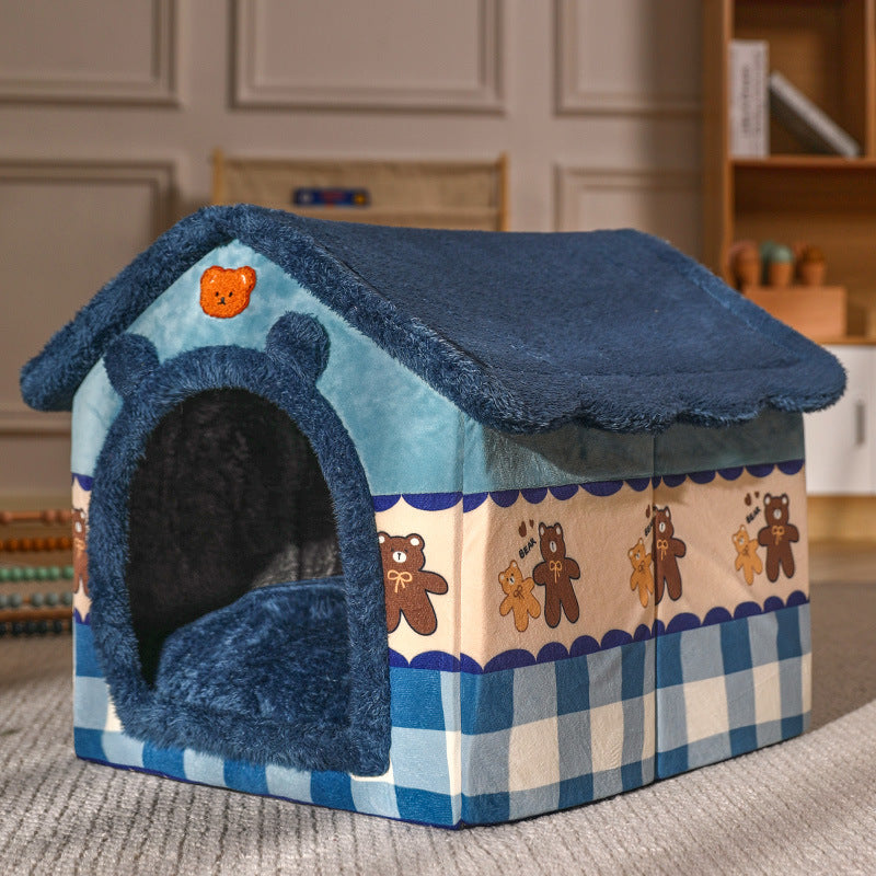 All Season Universal Removable And Washable Warm Pet Products In Winter Blue bear 0 - Tophatter Daily Deals