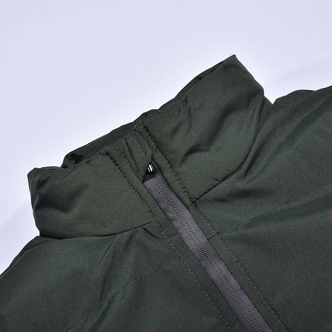 Insulating Men’s Puffer Jacket - Boxy Hip-Length, Winter - Tophatter Daily Deals