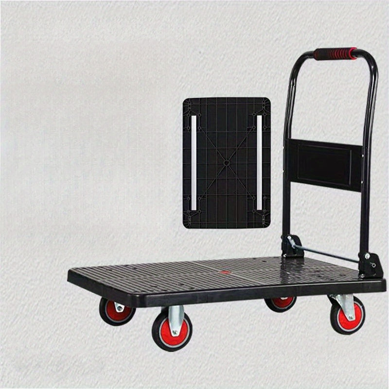 Hand Truck Folding Trolley Cart with Wheels Dollies & Hand Trucks - Tophatter Daily Deals