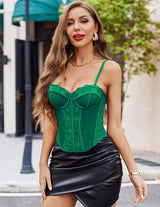 Corset Tops Lace Bustier Bralette Lingeries-Corsets - Tophatter Daily Deals