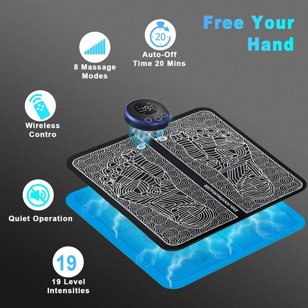 EMS Foot Massager Health & Wellness - Tophatter Daily Deals