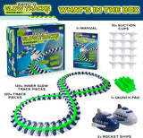 USA Toyz Zero G Space Glow Race Track for Kids- 258pc Toys & Games - Tophatter Daily Deals