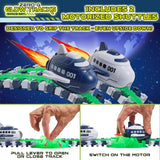 USA Toyz Zero G Space Glow Race Track for Kids- 258pc Toys & Games - Tophatter Daily Deals