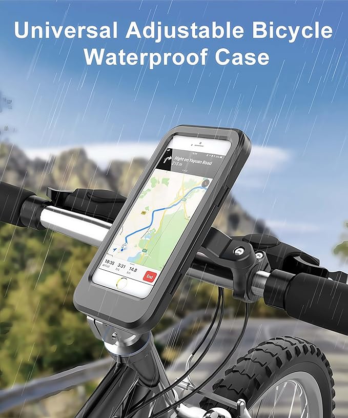 Waterproof Motorcycle Phone Mount Holder Motorcycle Phone Mounts - Tophatter Daily Deals