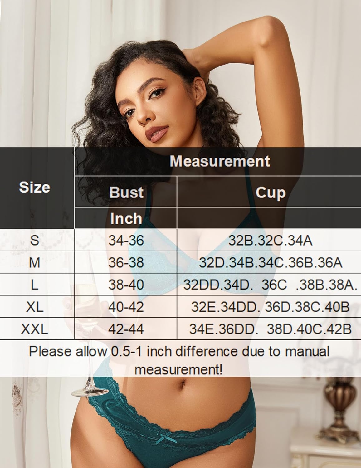 Minimizer Bras Sheer Balconette Lingerie Sets-Bras - Tophatter Daily Deals