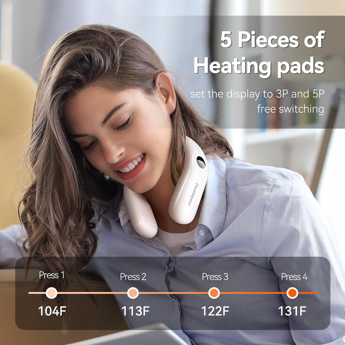 10000mah Rechargeable Neck Warmer,for Necks Up to 8 inches Wide Health & Wellness - Tophatter Daily Deals