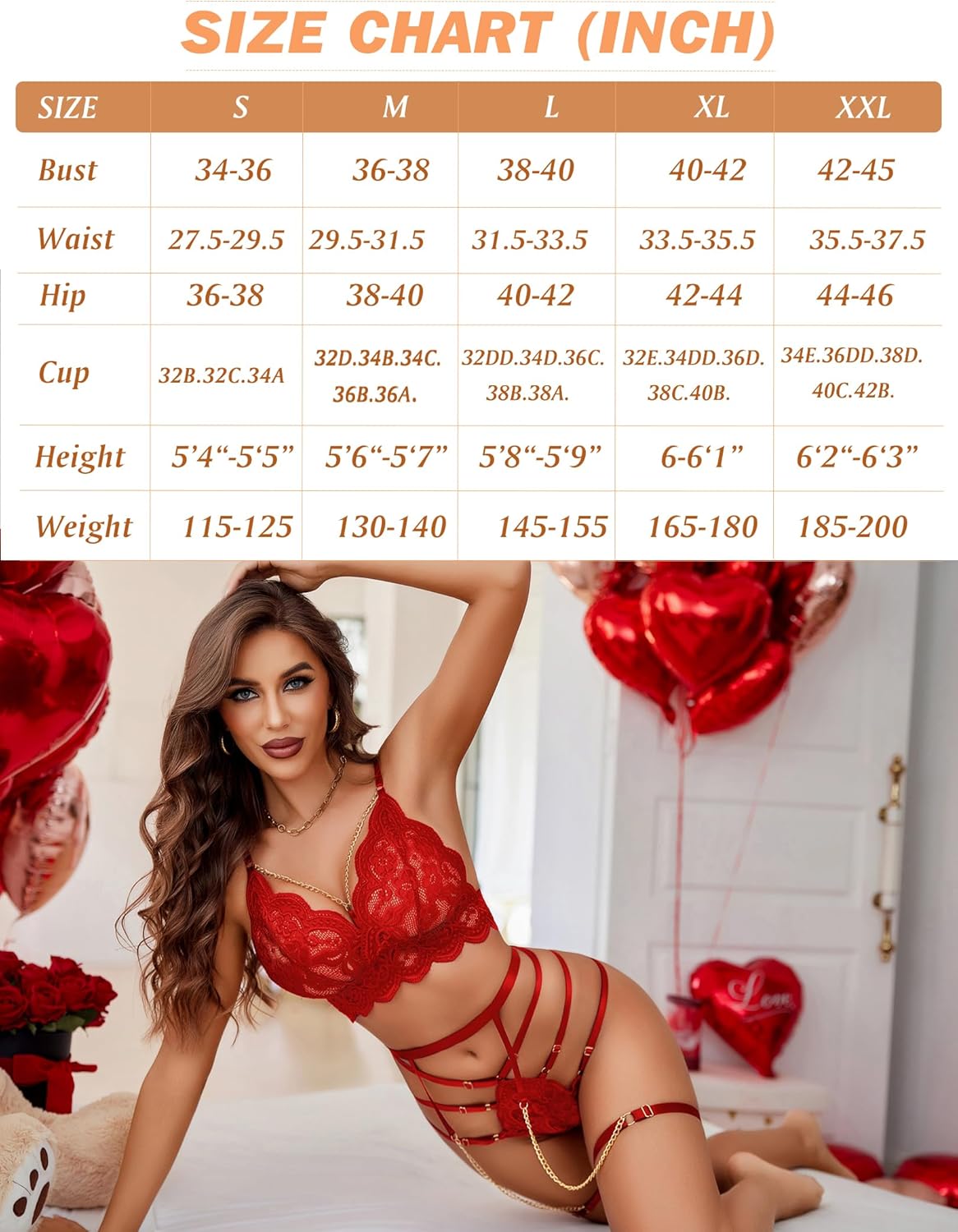 Garter Lingerie Lace Bra and Panty Set Lingerie Sets-Bra Sets - Tophatter Daily Deals