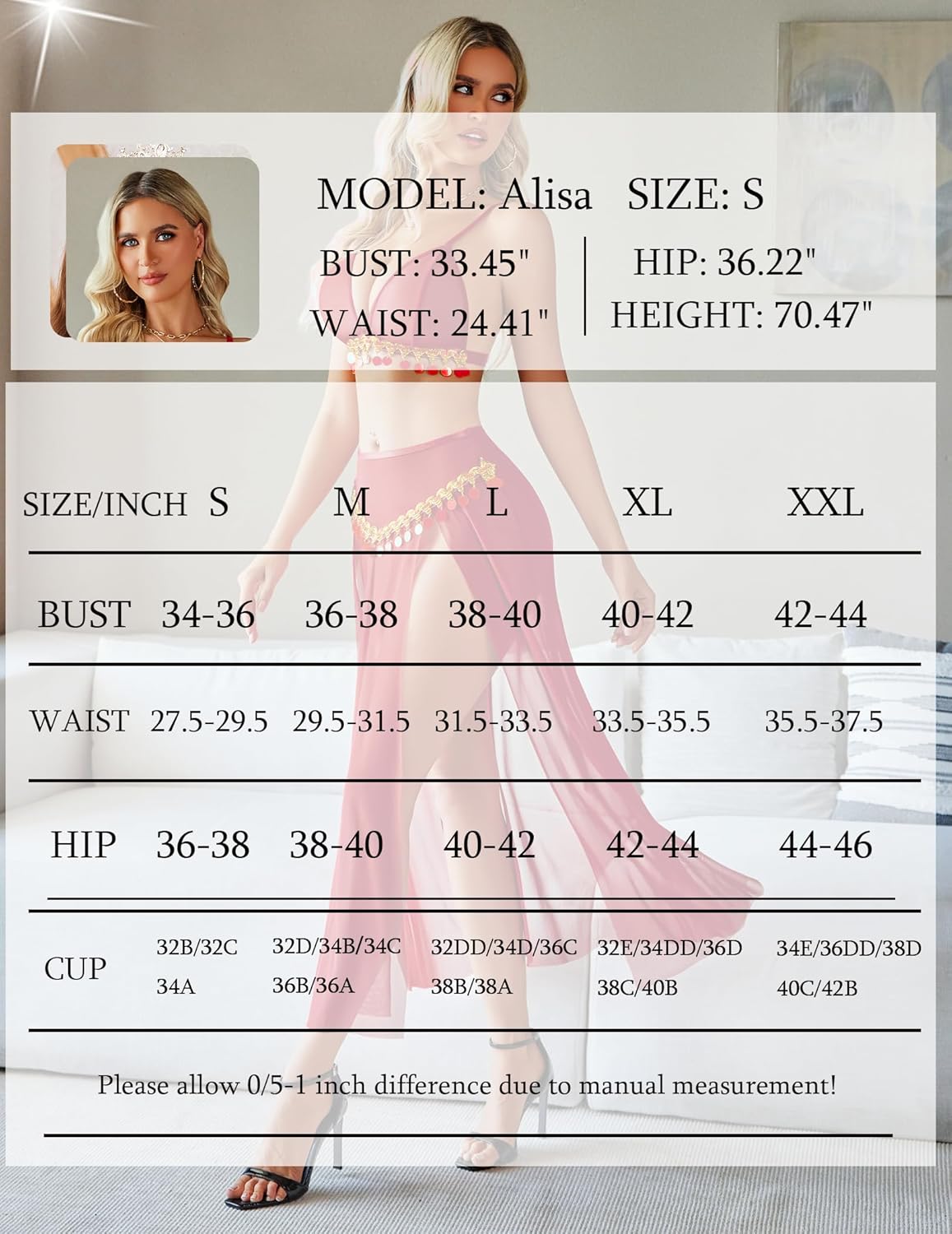 Mesh Sheer Bra Top Split Maxi Skirt Set Lingerie Sets-Skirt Sets - Tophatter Daily Deals