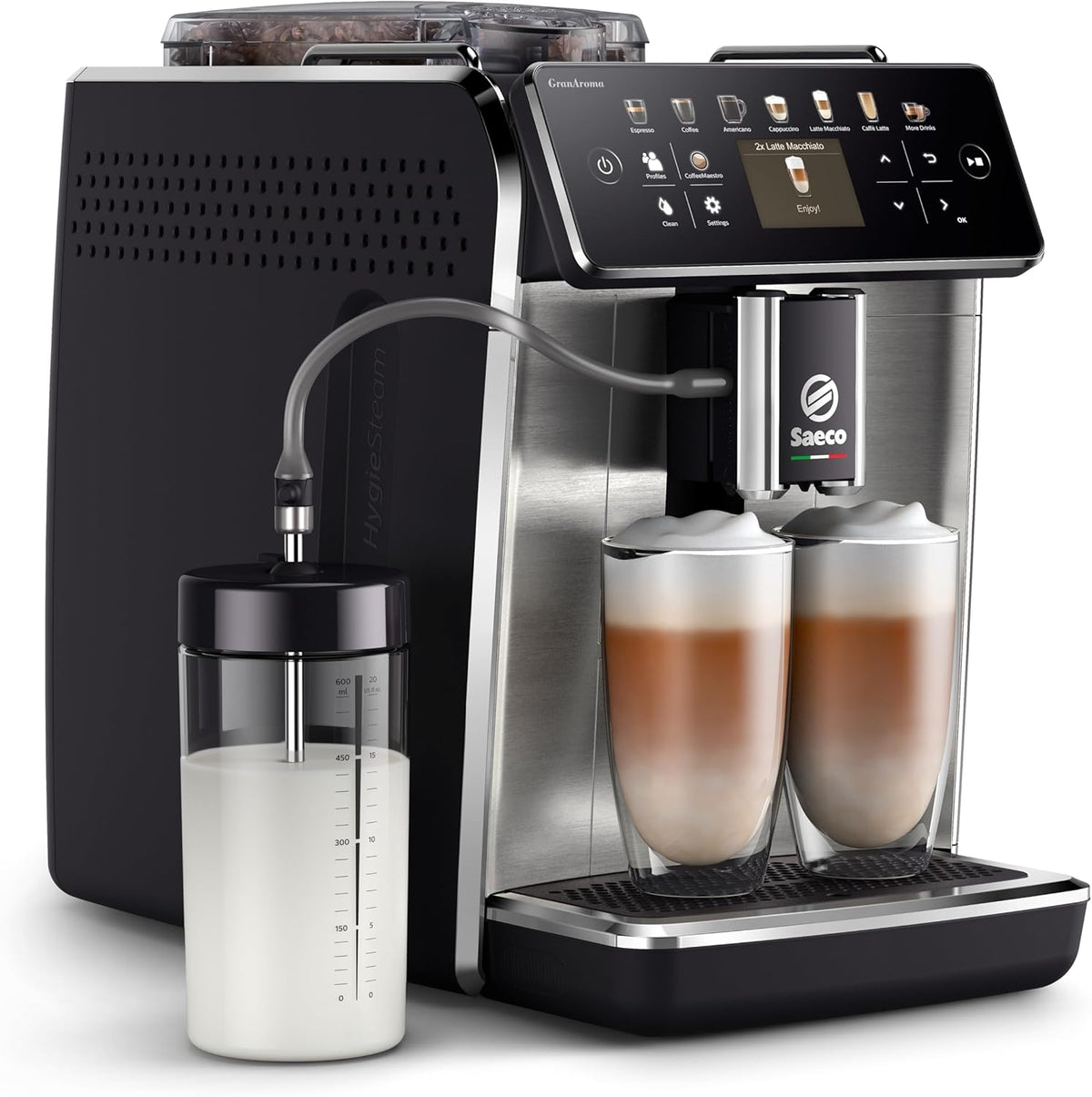 SAECO GRANAROMA SM6580 ESPRESSO MACHINE-WHITE - Tophatter's Army Deals EXPENSES - Tophatter Daily Deals