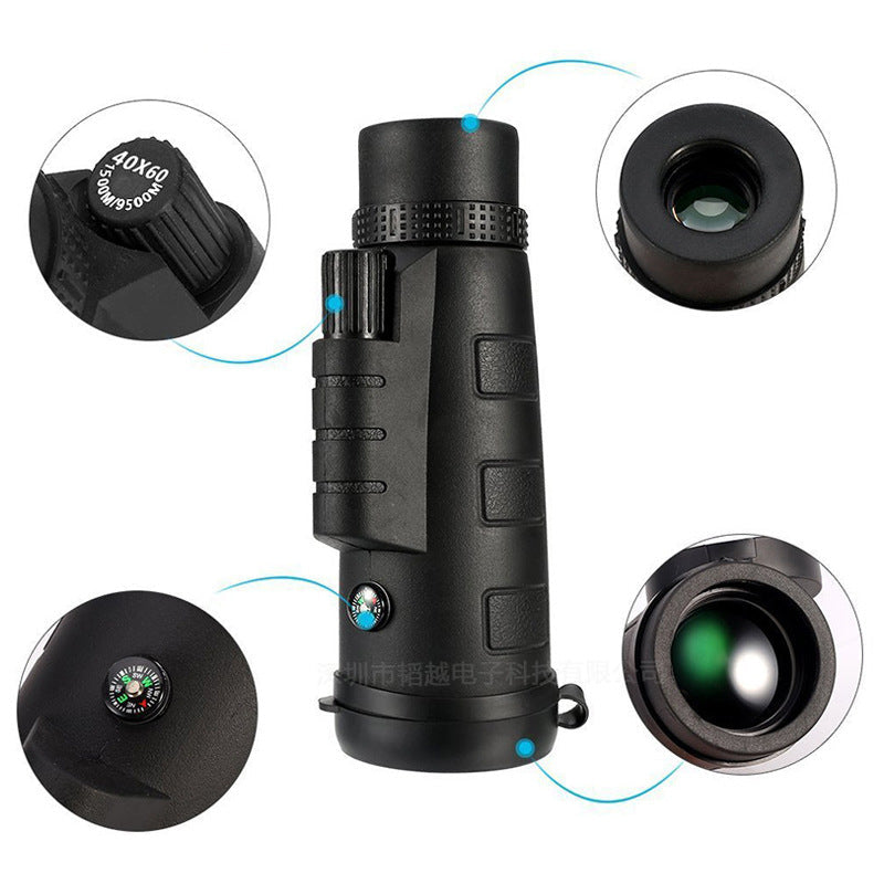 40X60 monocular telescope 0 - Tophatter Daily Deals