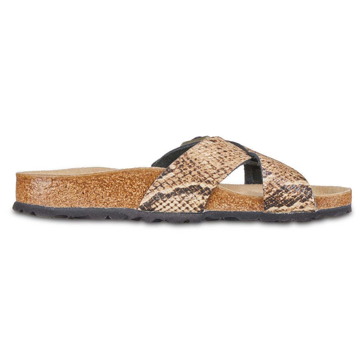 Birkenstock Siena Embossed Leather Snake Sandals Footwear - Tophatter Daily Deals