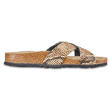 Birkenstock Siena Embossed Leather Snake Sandals Footwear - Tophatter Daily Deals