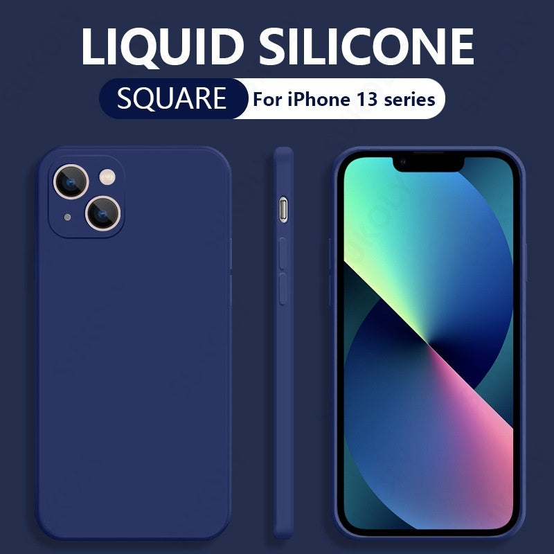 Back Cover Type Simple Liquid Silicone Phone Case 0 - Tophatter Daily Deals