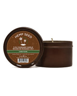 Earthly Body Holiday 3 in 1 Massage Candle Cabin Fever Massage Oil - Tophatter Daily Deals