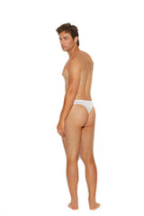 White Fishnet & Lycra Thong Underwear - Tophatter Daily Deals