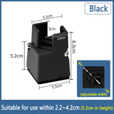 Adjustable Furniture Height Pad Black D 2PCS 0 - Tophatter Daily Deals
