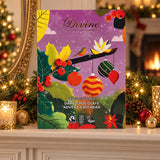 Divine Fairtrade Dark Chocolate Christmas Advent Calendar | 70% Cocoa Dark Chocolate Advent Calendar | Vegan Chocolate Christmas Calendar 85g Advent Calendar - Tophatter Daily Deals