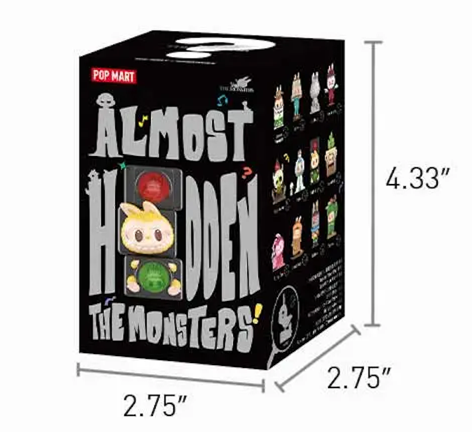 The Monsters Almost Hidden Series Figures, Blind Box 1 BOX - Tophatter Daily Deals