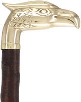 Rare Irish Blackthorn Collector's Cane | Customizable Handle Options Brass Eagle Irish Blackthorn Canes - Tophatter Daily Deals