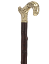 Rare Irish Blackthorn Collector's Cane | Customizable Handle Options Irish Blackthorn Canes - Tophatter Daily Deals