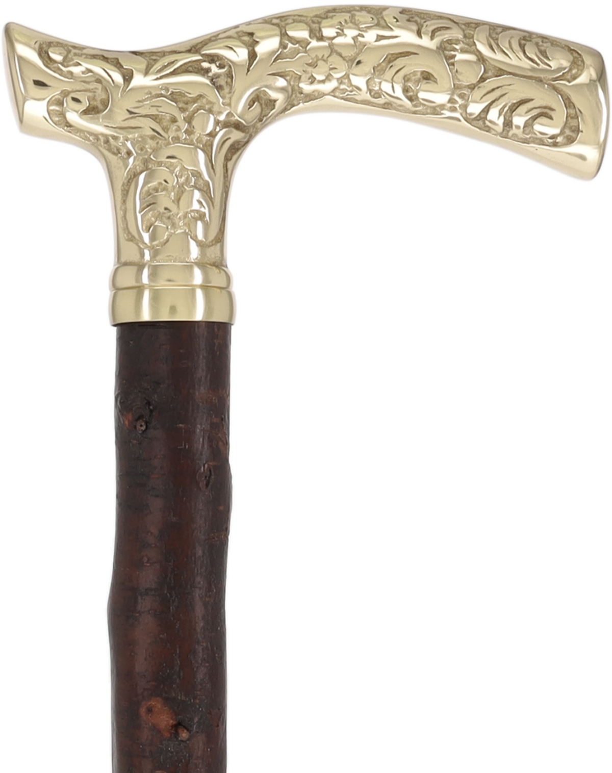 Rare Irish Blackthorn Collector's Cane | Customizable Handle Options Brass Fritz Irish Blackthorn Canes - Tophatter Daily Deals