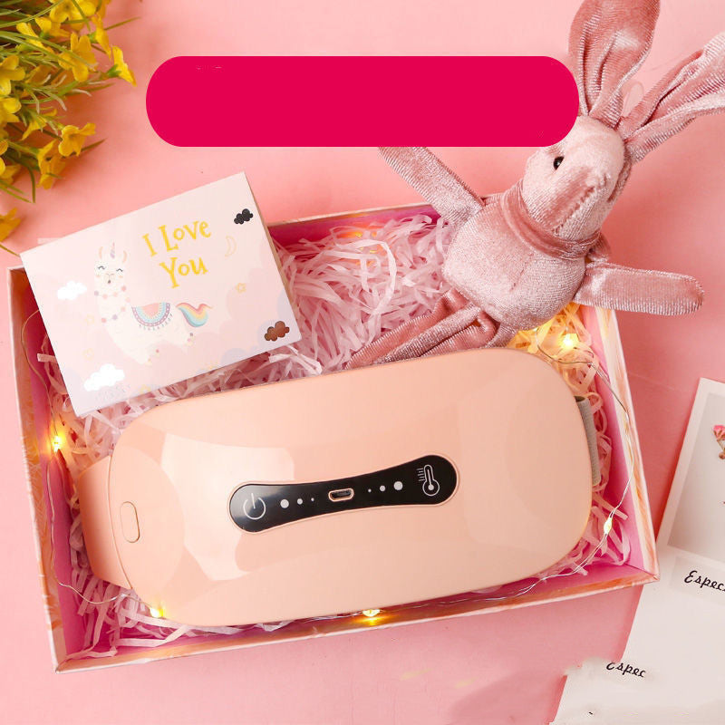 Belt Vibration Relief Electric Moxibustion Warm Belt Pink USB 0 - Tophatter Daily Deals