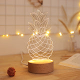 Bedside lamp pineapple table lamp 0 - Tophatter Daily Deals