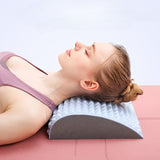 Back Stretcher Pillow Neck Lumbar Support Massager For Neck Waist Back Sciatica Herniated Disc Pain Relief Massage Relaxation 0 - Tophatter Daily Deals