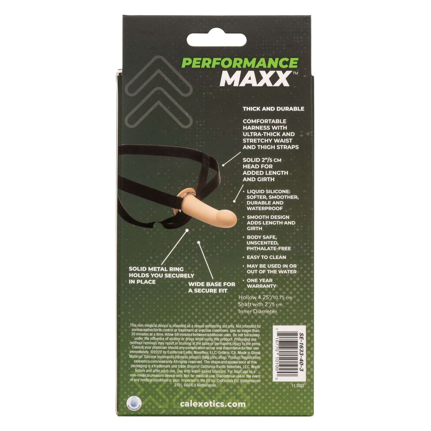 Performance Maxx Extension With Harness Ivory 2 Inch Length Adding Sleeve and Ultra-Thick Supportive Straps > Dildos > Hollow Strap Ons - Tophatter Daily Deals