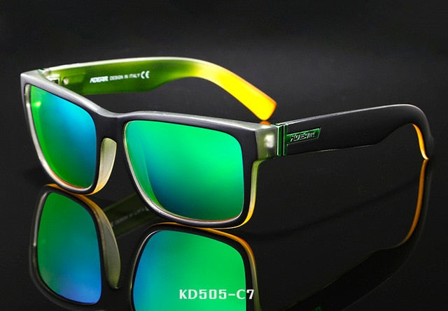 Revamp Of Sport Men Sunglasses Polarized KDEAM Shockingly Colors C7 Polarized With Box Sunglasses - Tophatter Daily Deals